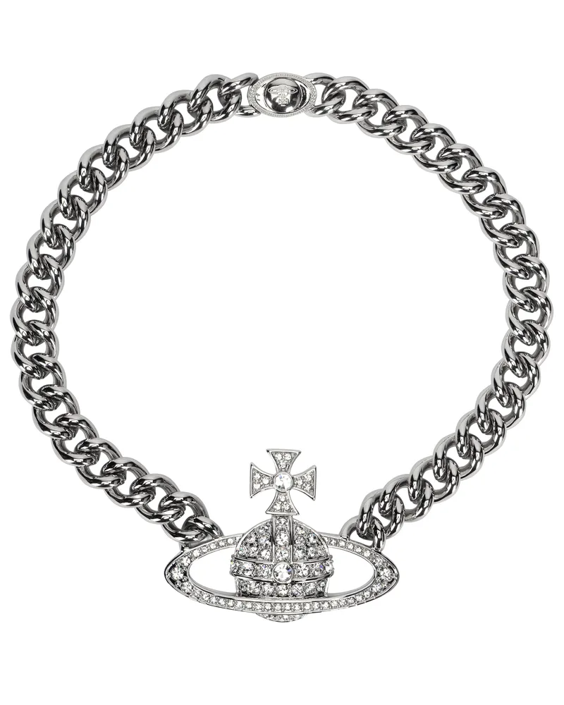 Vivienne Westwood Women's Chain Necklace Neysa Silver Brass Necklaces Silver