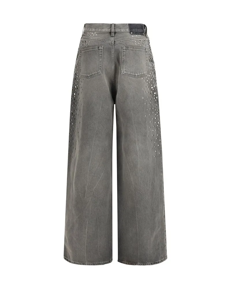 Golden Goose Women's Gray Cotton Jeans Denim Clothing Gray