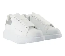 Women's Oversized White Leather Sneaker Calfskin