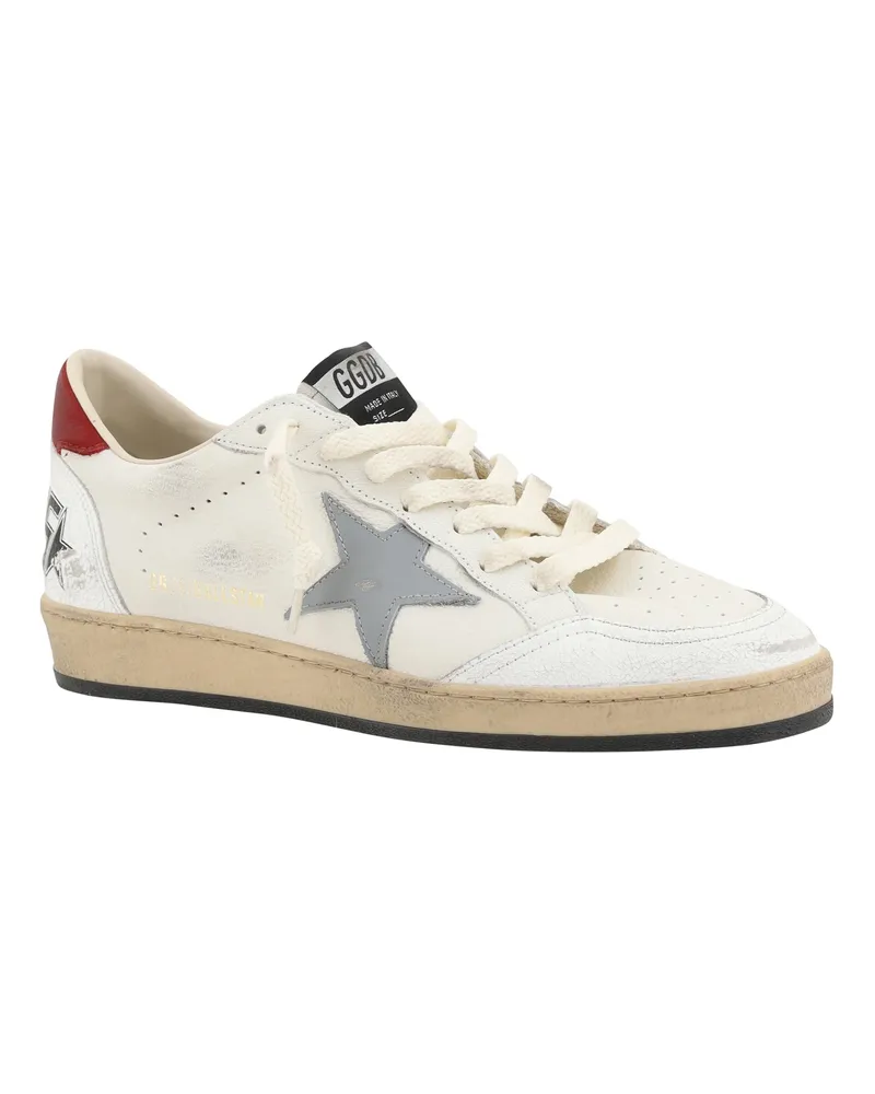Golden Goose Ball Star Sneakers — White White