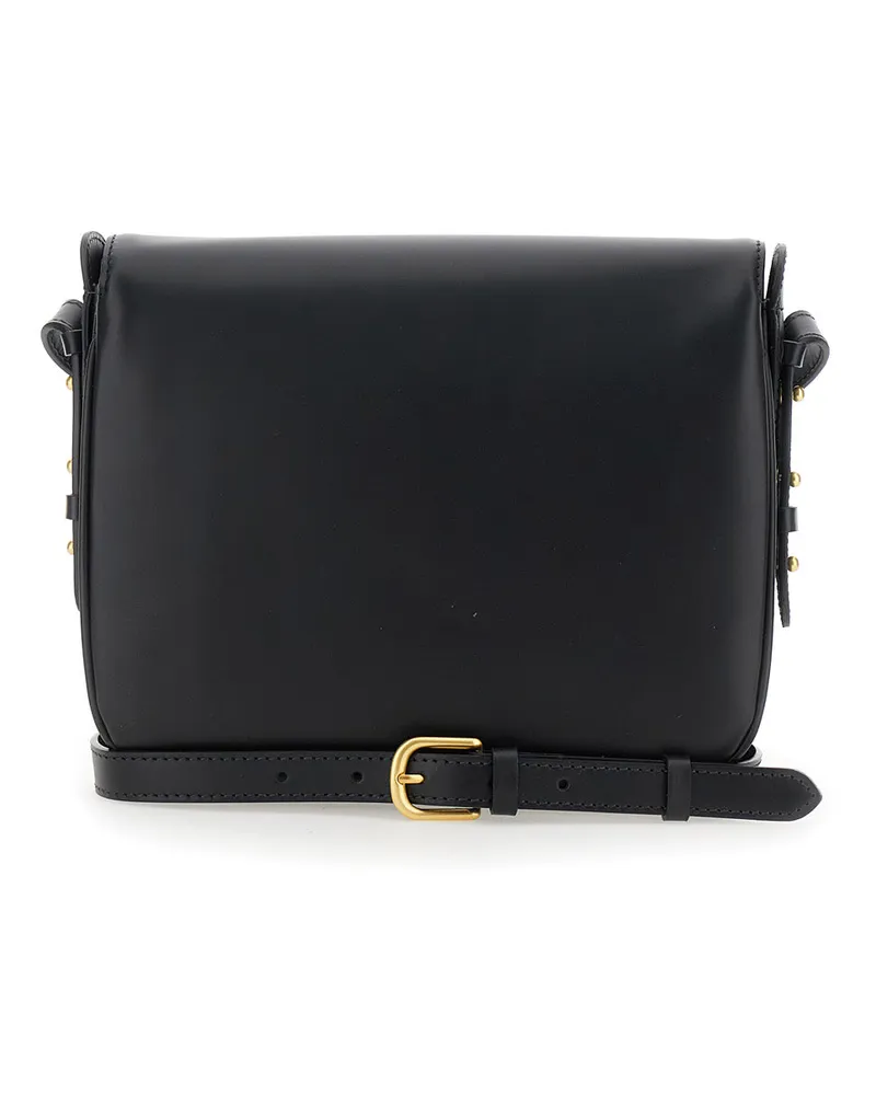 Soeur Women's Crossbody Bag Bellissima Maxi Black Leather Shoulder Black