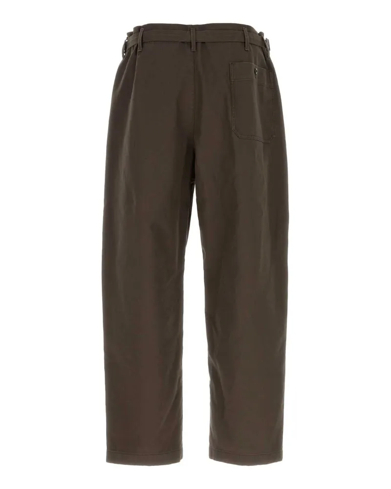 Christophe Lemaire Cotton Trousers — Brown Brown