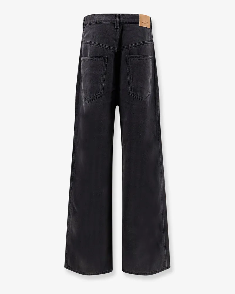 Isabel Marant Women's Jeans Rodayna Black Denim Lyocell Trousers Black