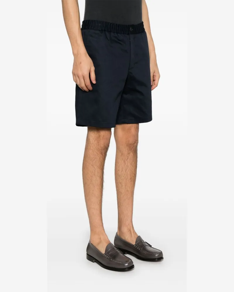 AMI Paris Cotton Shorts — Navy Navy