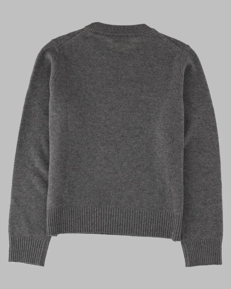Ganni Teddy Forest Sweater — Gray Gray