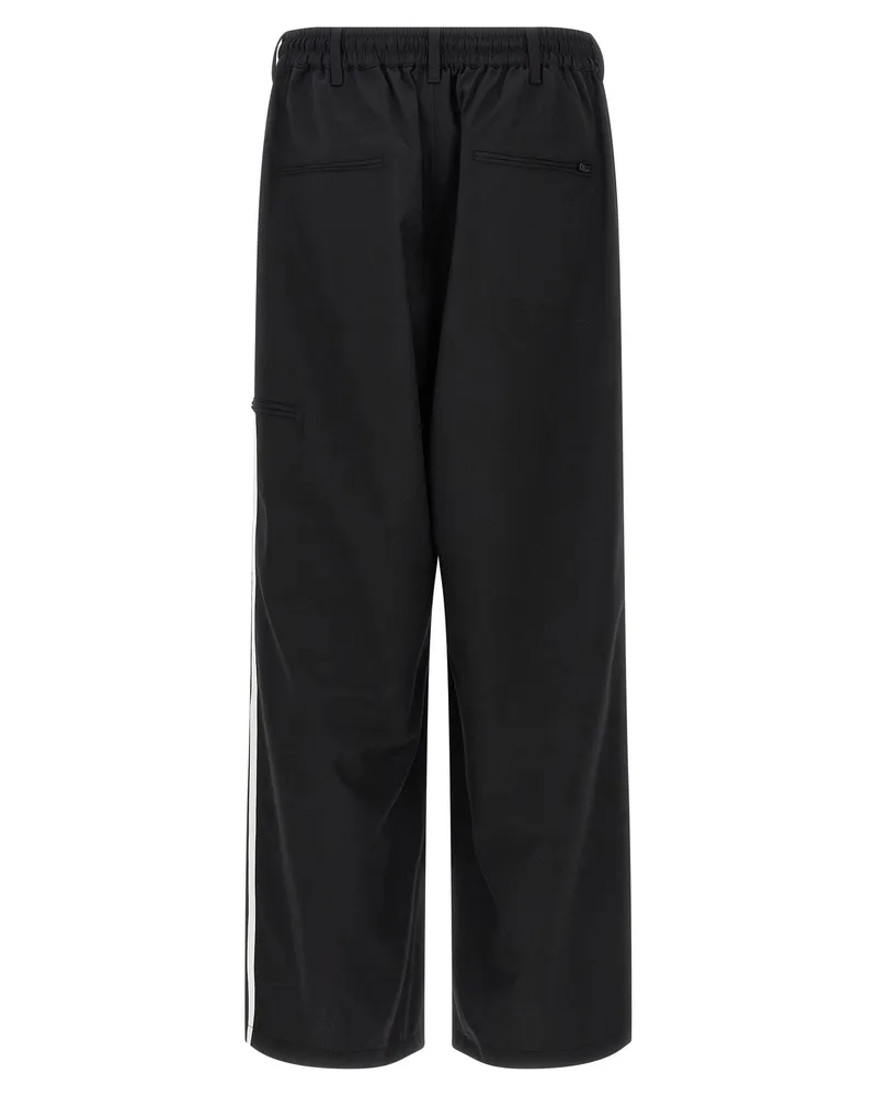 Y-3 Wool-Blend Trousers — Black Black