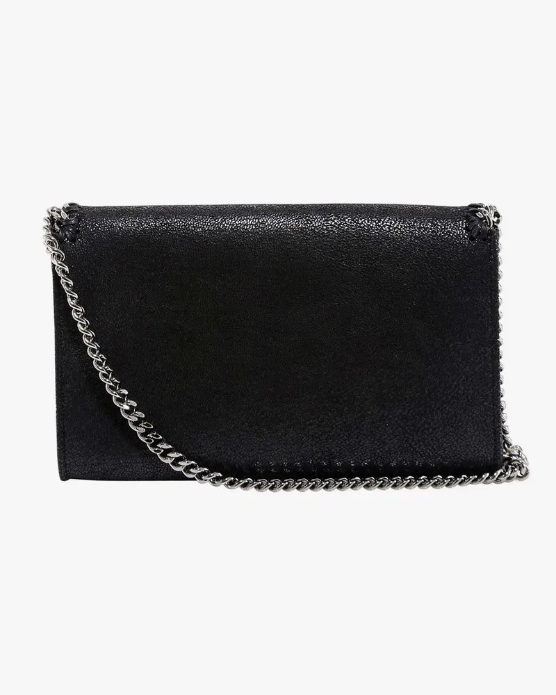 Stella McCartney Women's Crossbody Bag Falabella Shaggy Deer Black Fabric Shoulder Black