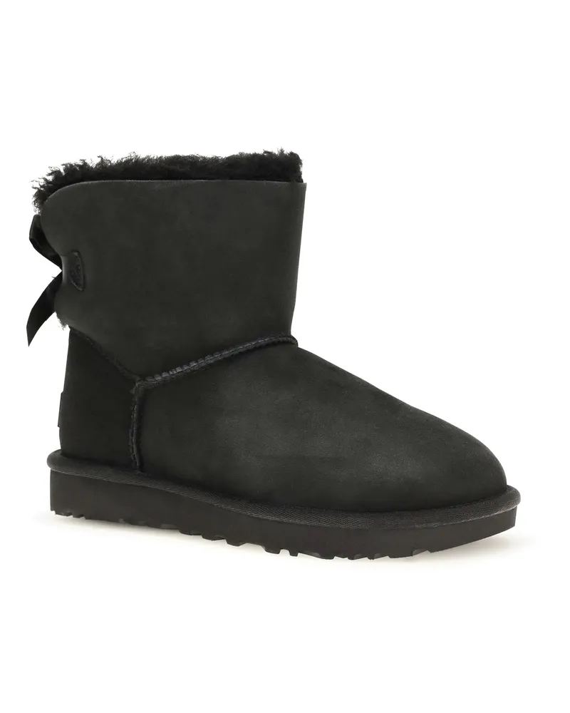 UGG Women's Boots Mini Bailey Bow Ii Black Upper: Mutton Black