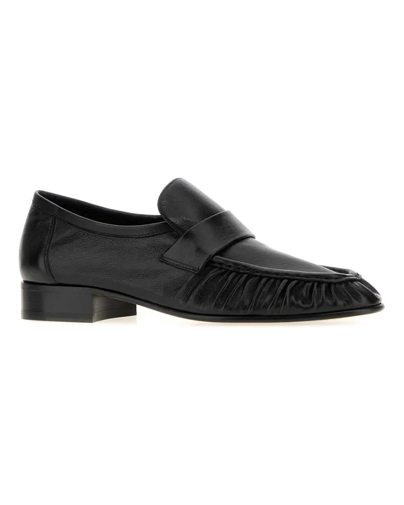 The Row Loafer Loafer — Black Black
