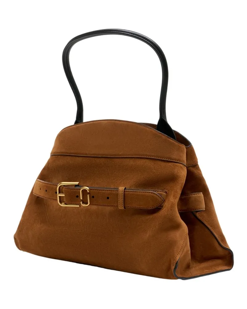 Marc Jacobs Women's The Satchel Shopper Bag -  Leather Brown Cowhide Totes-Shopping-Bags Brown