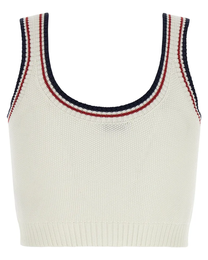 Brunello Cucinelli Crop Top - Active Line Cream