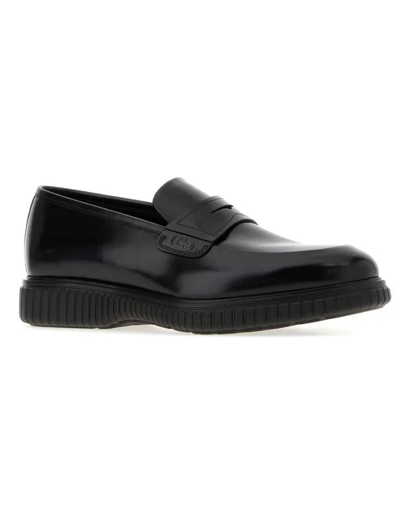 Ferragamo Loafer — Black Black