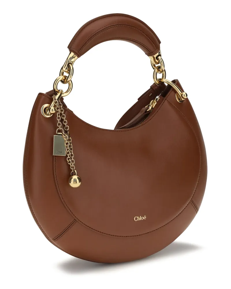 Chloé Marcie Shoulder Bag — Brown Brown
