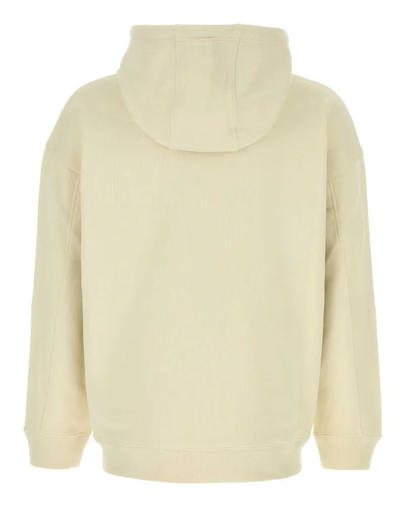 Loewe Men's Ivory Cotton Sweatshirt Ecru Exterior: Felpe Sweater Beige