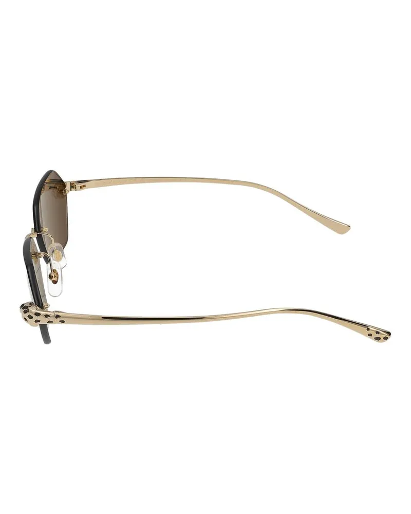 Cartier Women's Sunglasses  Ct0636s 001 Gold Grey 18-140 Metal Gold