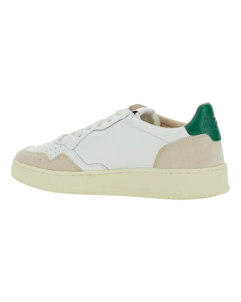 AUTRY Men's Low Top Sneakers Medalist White Leather Cow Trainers White