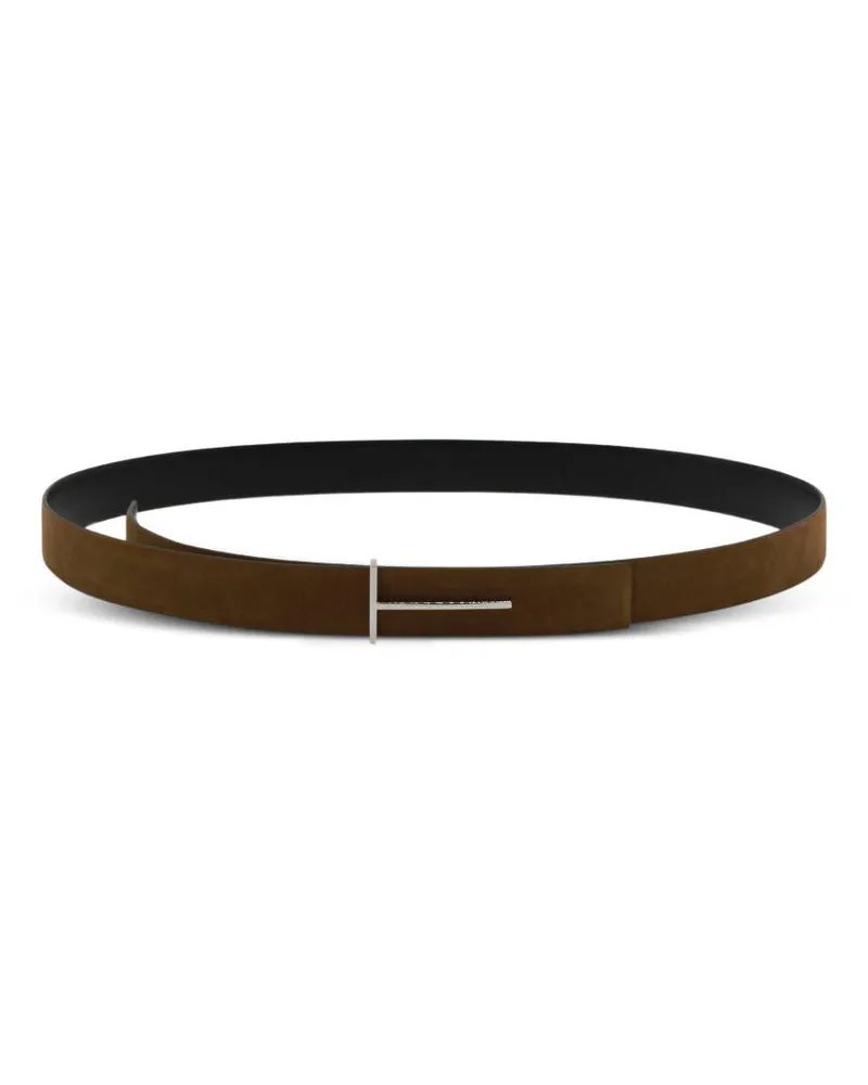 Tom Ford Men's Belt Brown Calfskin Brown