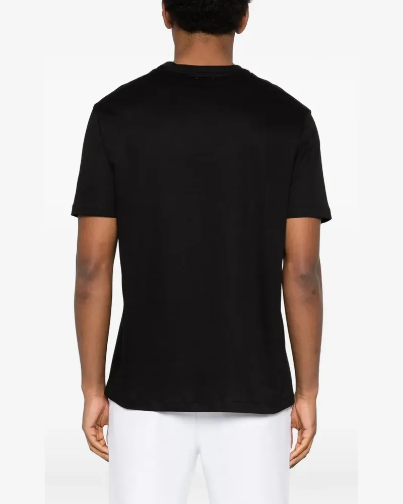 Kiton Men's Crew-Neck T-Shirt Ss26 M Black