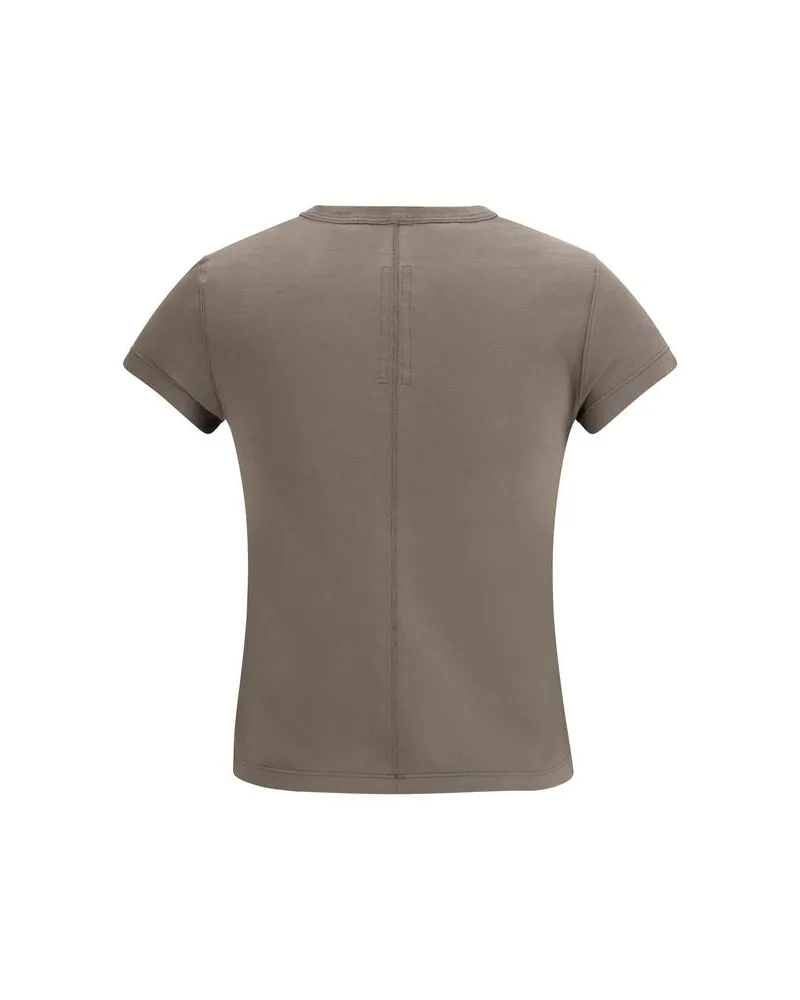 Rick Owens Women's Brown Cotton T-Shirt Brown