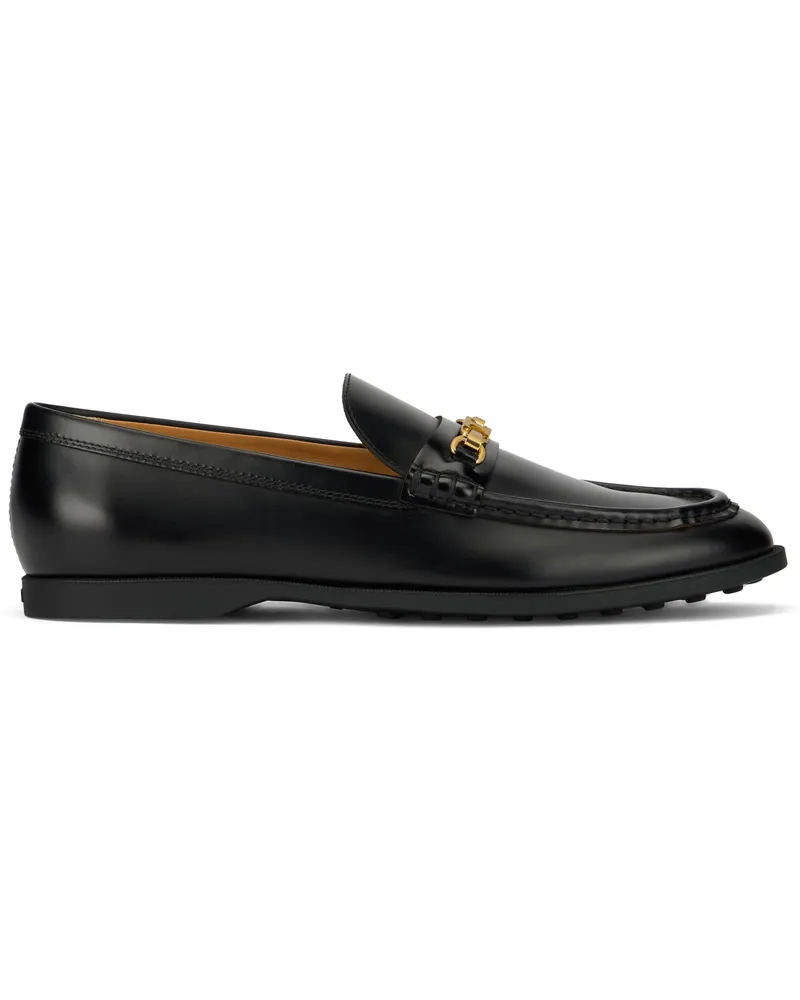 TOD'S Women's Loafers Calfskin Black Black