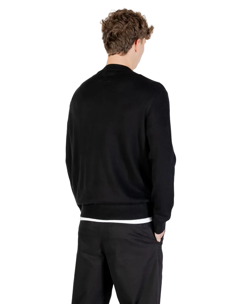 Armani Exchange Viscose Blend Sweatshirt — Black Black