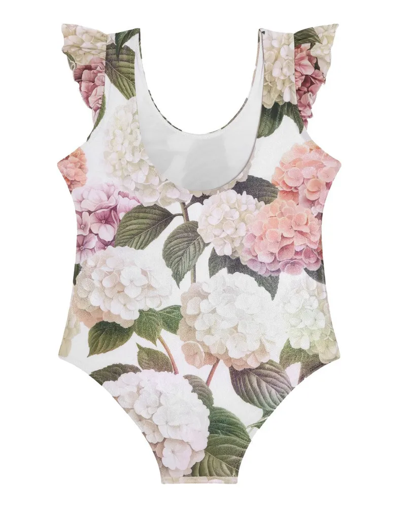 Dolce & Gabbana Floral Print Swimsuit — Multicolor Multicolor