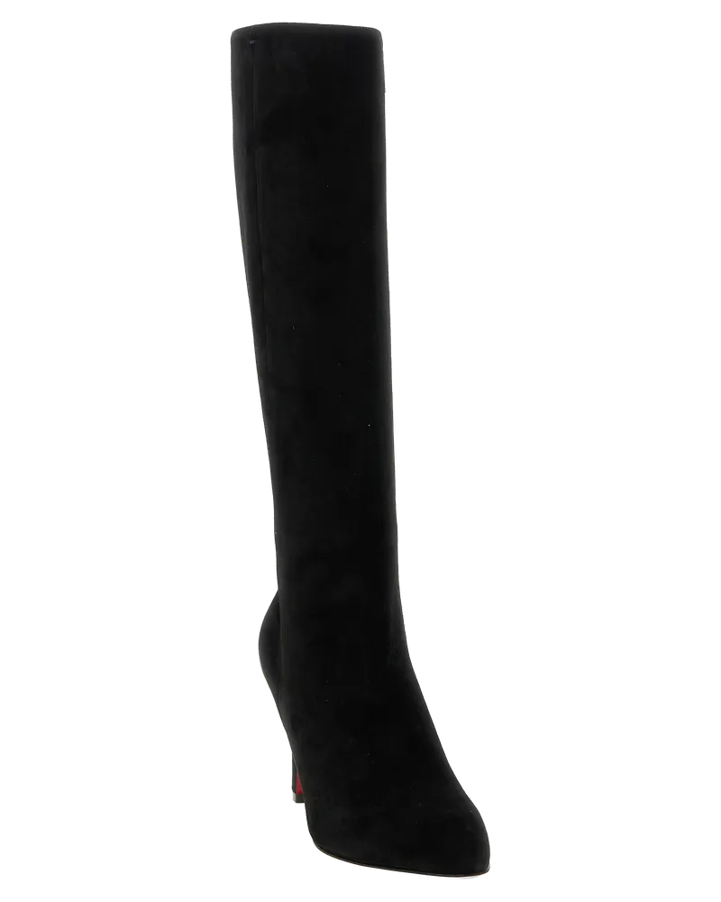 Christian Louboutin Fannylove Tight Botta Boot — Black Black
