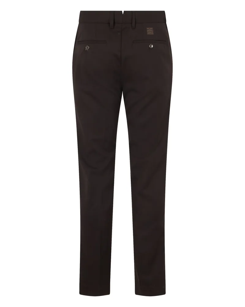 Slowear Wool Blend Trousers — Brown Brown