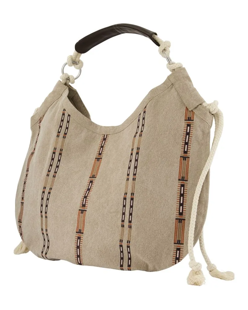 Isabel Marant Women's Byron Tote Bag -  Cotton Beige Totes-Shopping-Bags Beige