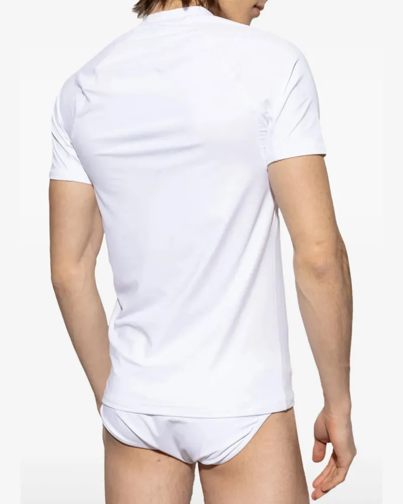 Balmain Logo Patch T-Shirt — White White
