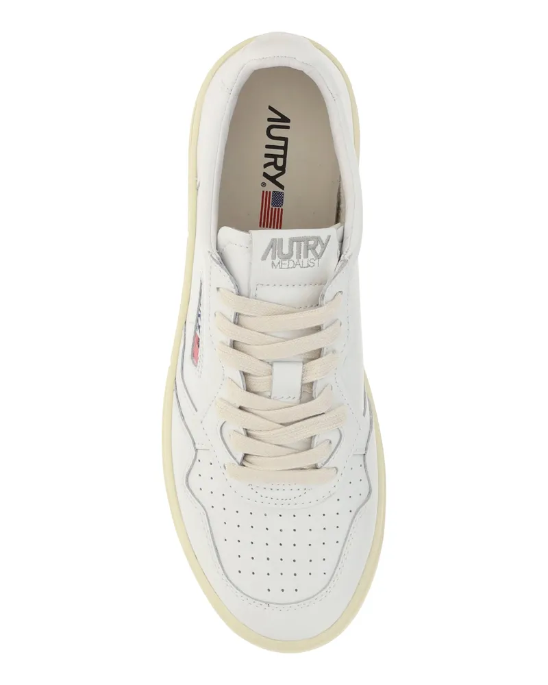 AUTRY Smooth Calf Leather Sneaker — White White