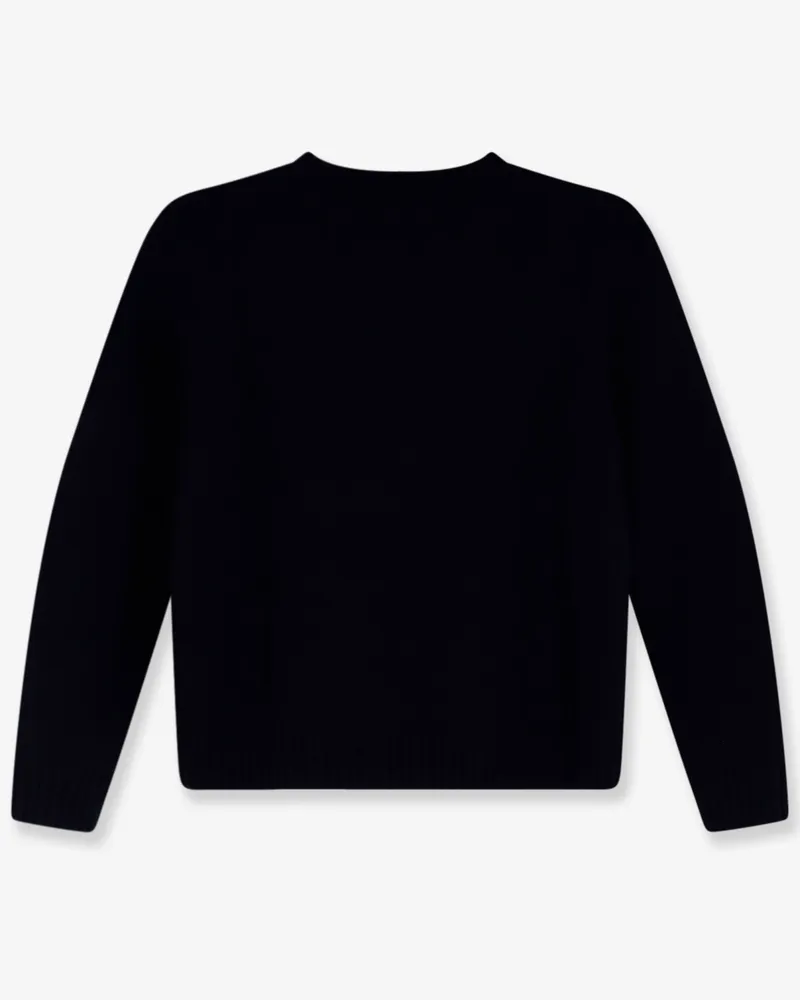Loro Piana Women's Sweater Parksville Baby Cashmere Blue Blue