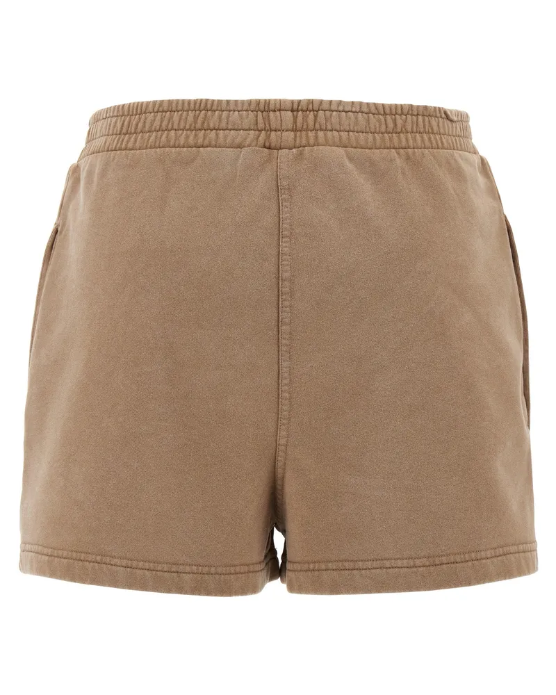 Fendi Women's Brown Cotton Bermuda Shorts Brown
