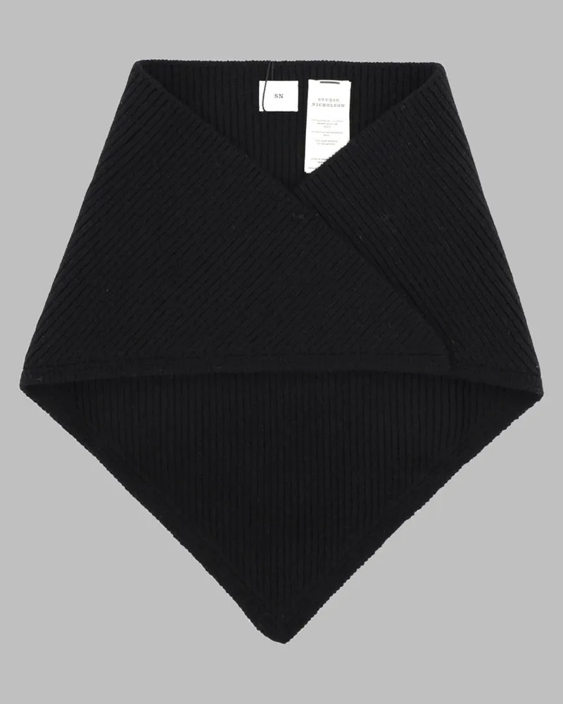 Studio Nicholson Pythagoras Scarf — Black Black