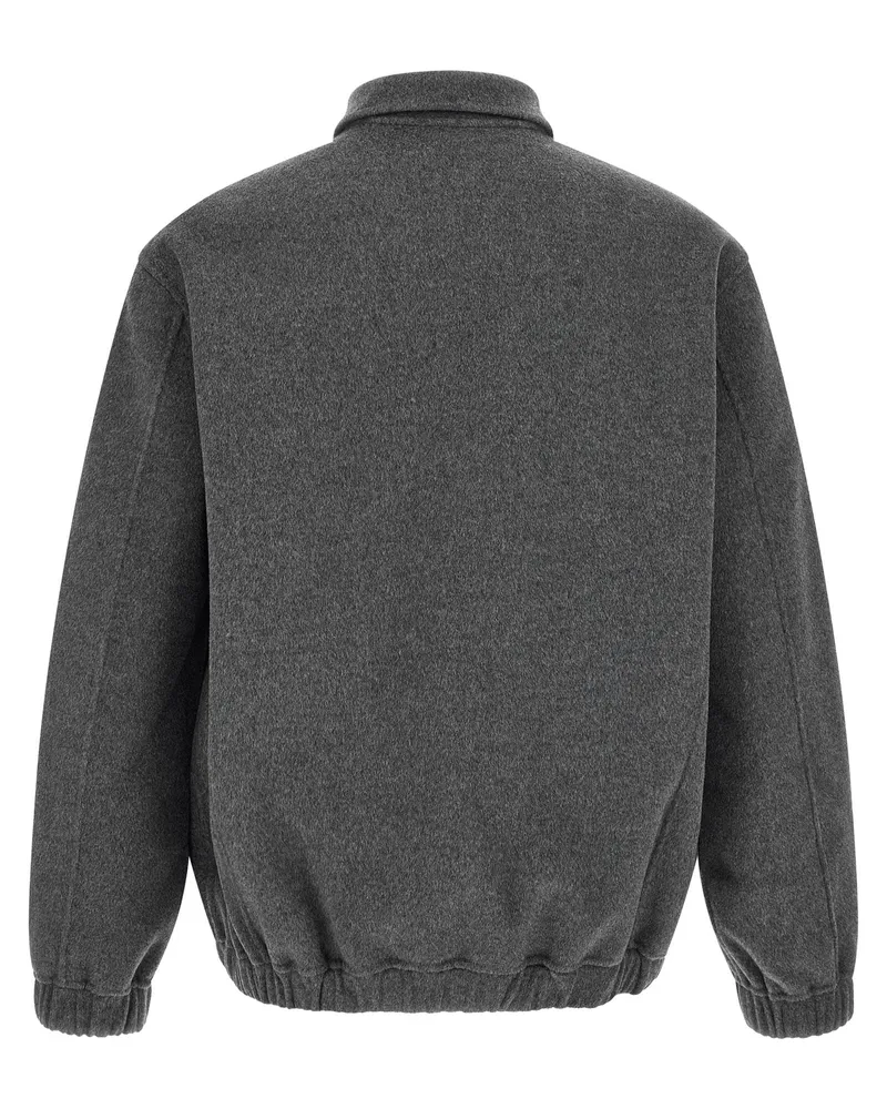 Giorgio Brato Wool and Cashmere Blend Jacket — Gray Gray
