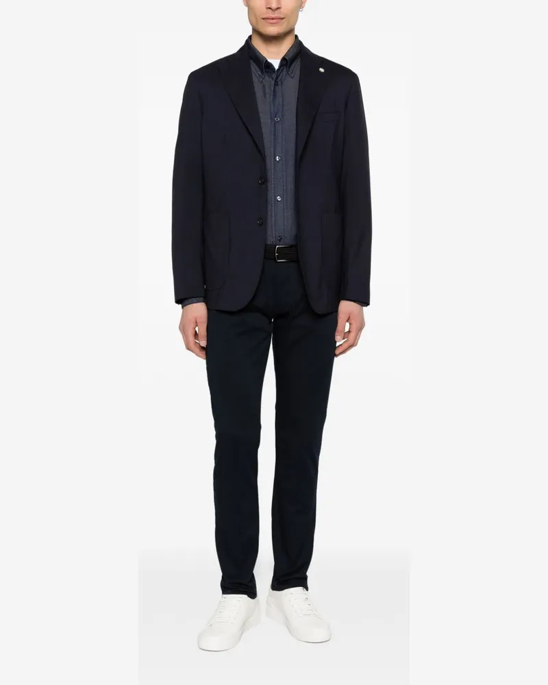 Emporio Armani Five-Pocket Denim Jeans — Navy Navy