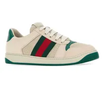 Men's Ivory Mesh And Suede Screener Sneakers Wswsemevrvwseme T Polyester