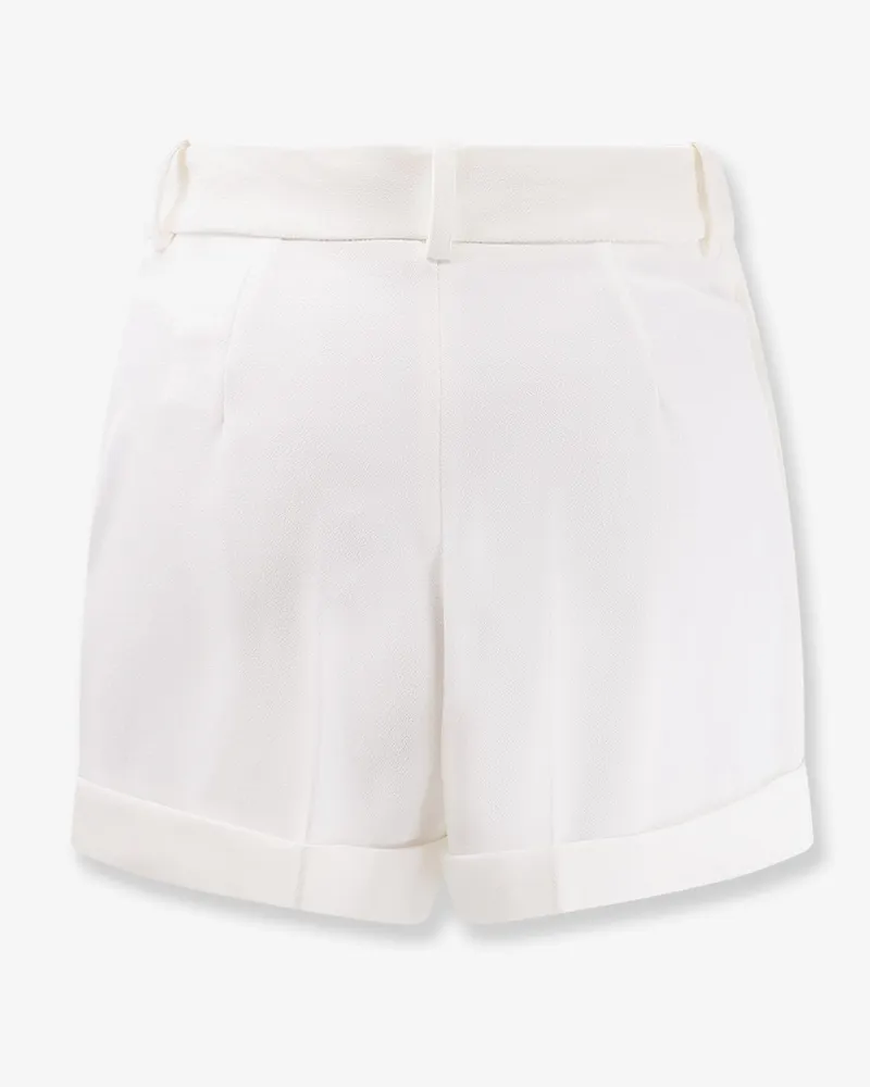 Elisabetta Franchi Women's Events Shorts White Polyester White