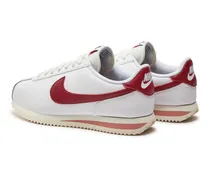 Women's Sneaker White Leather Upper Rubber