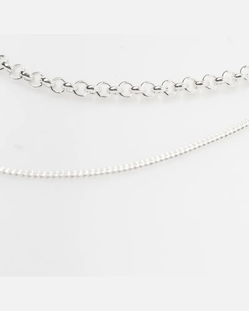 Bar Jewellery Necklace — Silver Silver