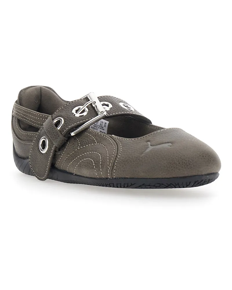 Puma Women's Sneakers Speedcat Brown Ballerina Shoes Brown
