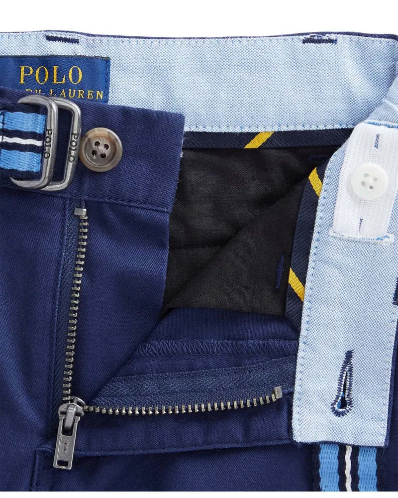 Ralph Lauren Cotton-Elastane Bermuda Shorts — Blue Blue