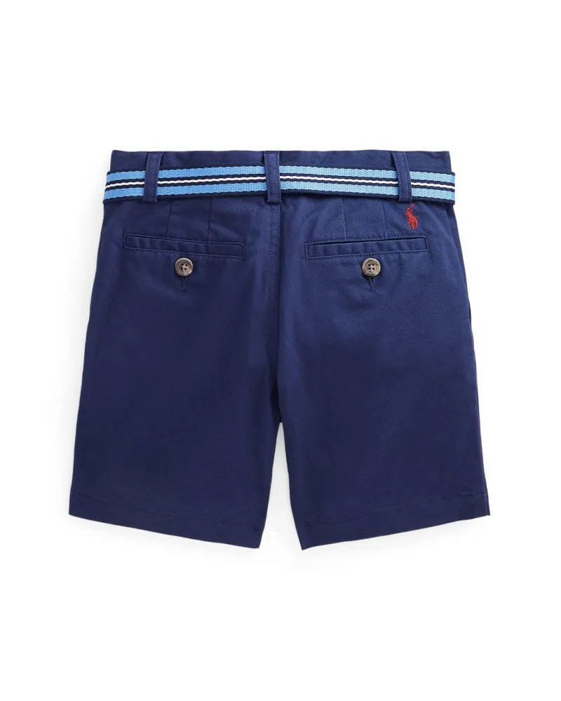 Ralph Lauren Cotton-Elastane Bermuda Shorts — Blue Blue