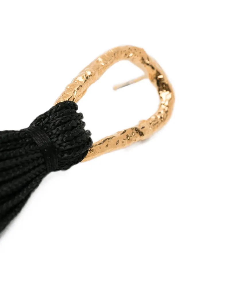 forte_forte Tassel Earrings — Black Black