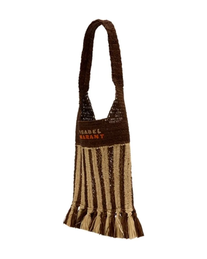 Isabel Marant Women's Praia Small Tote Bag -  Raffia Multi Totes-Shopping-Bags Multicolor