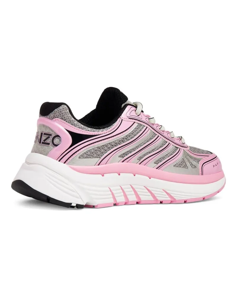 Kenzo Women's Pace Tech Sneaker Pink Rubber Sole Pink