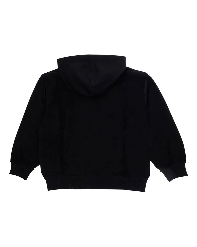 Maison Margiela Sweatshirt Boys Black Cotton Hoods & Sweatshirts Black