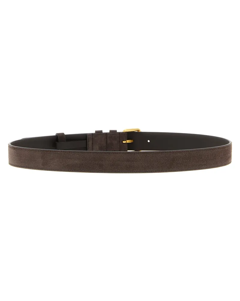 Valentino Garavani Women's Brown Cowhide Belt Brown