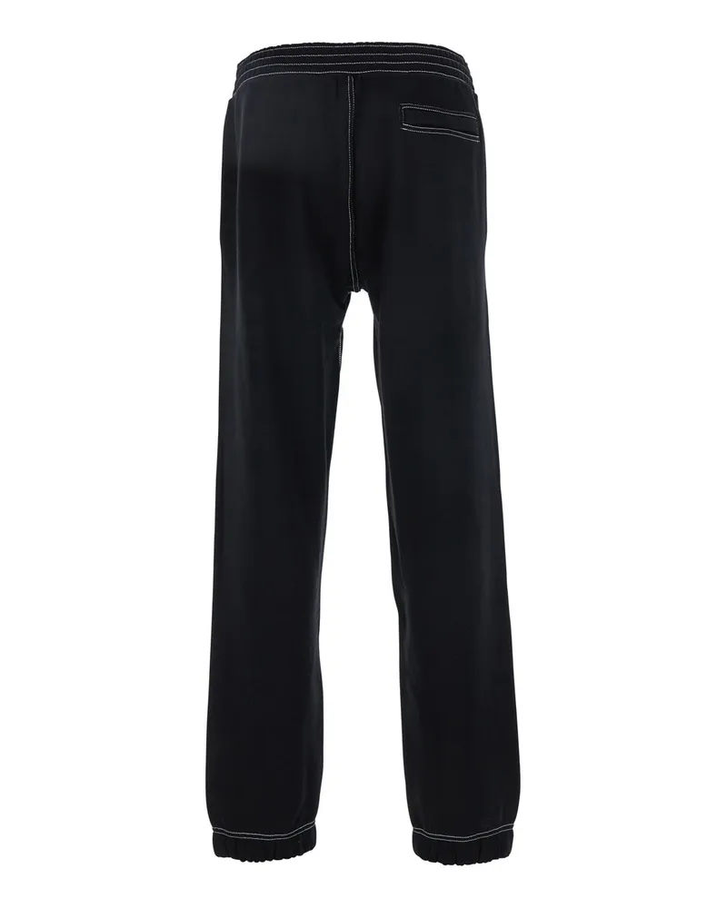 Givenchy Men's Black Jogger Pants With 4g Embroidery Cotton Trousers Black