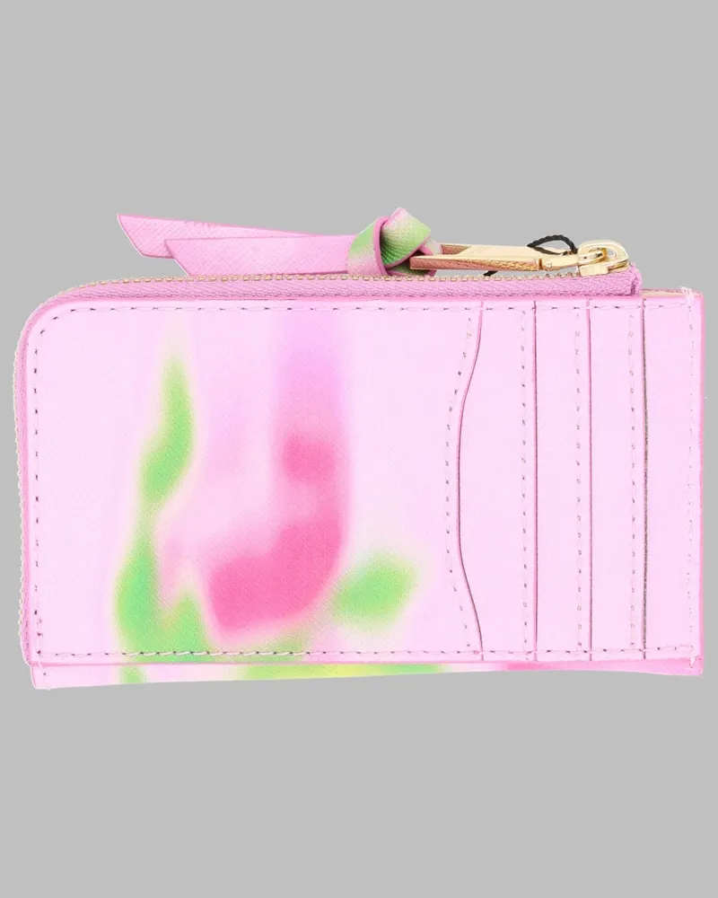 Marc Jacobs Printed Split Cow Leather Wallet — Multicolor Multicolor